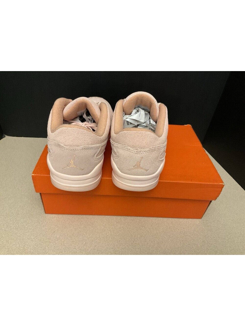 New! Womens Air Jordan Flight Court  Atmosphere/Light Madder Root Shoes. Size 10 - Picture 5 of 7